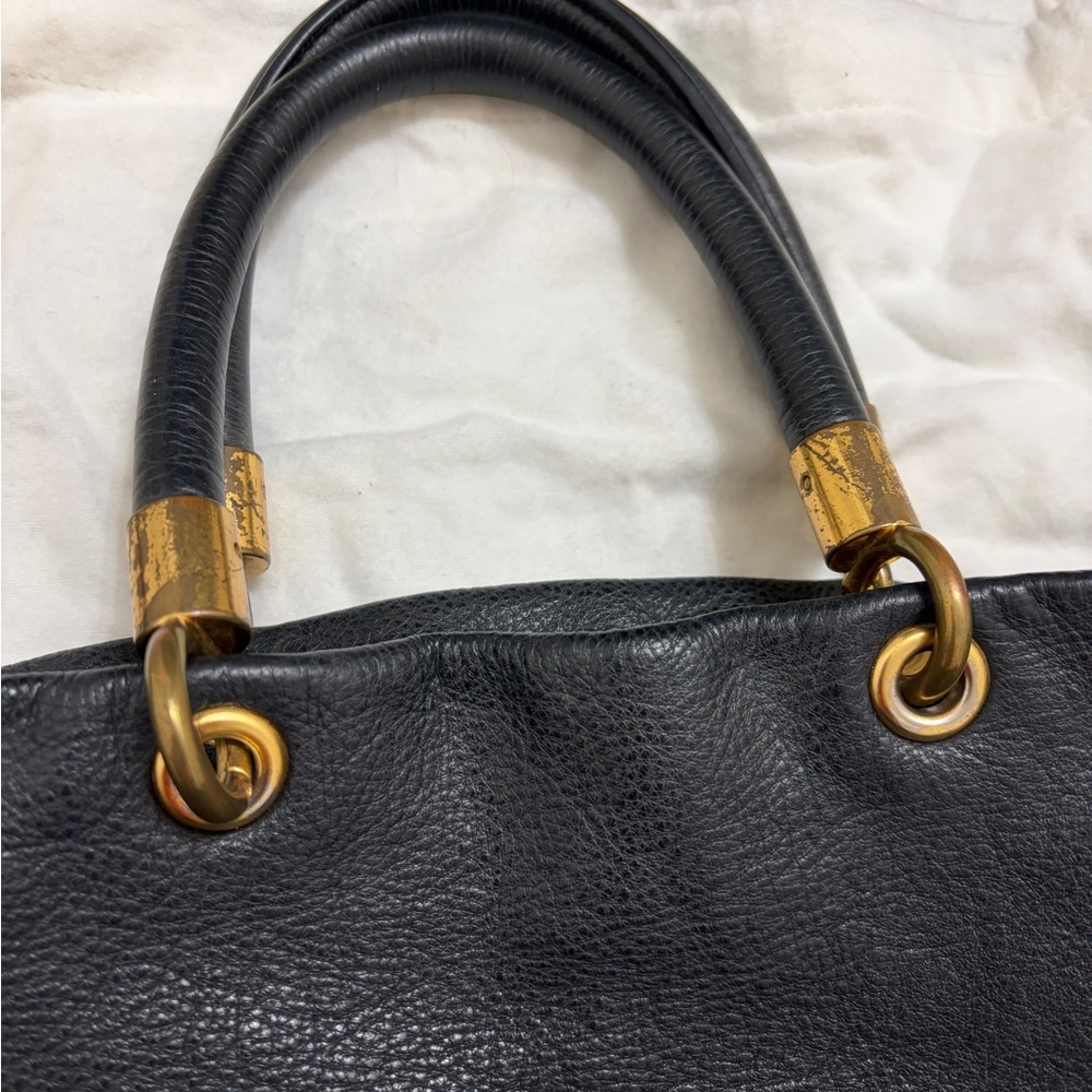 Marc by Marc Jacobs Black Leather Shoulder Bag - Picture 4 of 5